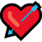 Heart With Arrow emoji on Microsoft